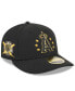 Фото #1 товара Men's Black Los Angeles Angels 2024 Armed Forces Day Low Profile 59FIFTY Fitted Hat