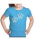 Big Girl's Word Art T-shirt - Cat Mom