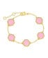 ფოტო #1 პროდუქტის Rose Petal Station Bracelet