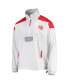 Фото #3 товара Men's White Nebraska Huskers Santa Ana Anorak Quarter-Zip Jacket