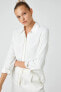 Kadın Kırık Beyaz Gömlek 2SAK60189CW