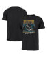 Фото #1 товара Men's Black Distressed Jacksonville Jaguars Regional Franklin T-shirt