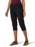 Фото #1 товара Lee 294953 Women's Missy Relaxed Fit Austyn Knit Waist Cargo Capri Pant, Size 10