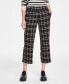 ფოტო #1 პროდუქტის Women's Mabel Plaid Pull-On Ankle Pants