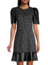Фото #1 товара MICHAEL Michael Kors Paisley Minidress Black Multi Size M