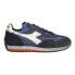 Фото #1 товара Diadora Equip H Dirty Stone Wash Evo Lace Up Mens Blue Sneakers Casual Shoes 17