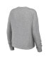 ფოტო #3 პროდუქტის Women's Heather Gray Philadelphia Eagles Knit Long Sleeve Tri-Blend T-shirt and Pants Sleep Set