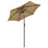 Фото #4 товара Садовый зонт vidaXL Солнечный зонт с LED-освещением