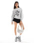 4th & Reckless catwalk polaroid sweatshirt in grey