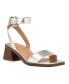 ფოტო #1 პროდუქტის Women's Tafita Mid Heel Ankle Wrap Sandals