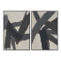Фото #1 товара Картина Home ESPRIT Коричневый Чёрный Бежевый Абстракция современный 83 x 4,5 x 123 cm (2 штук)