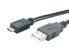 Фото #1 товара MEDIARANGE MRCS138 - 1.2 m - USB A - Micro-USB B - USB 2.0 - Male/Male - Black