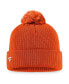 Фото #2 товара Men's Orange Philadelphia Flyers Core Primary Logo Cuffed Knit Hat with Pom