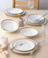 Фото #13 товара Charlotta Gold Set of 4 Dinner Plates, Service For 4