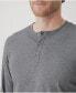 Фото #3 товара Men's Cotton Softspun Long Sleeve Henley