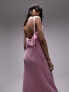 Фото #3 товара Topshop two tone midi slip dress in blush pink