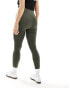 Фото #3 товара Mamalicious Maternity seamless legging in duffle bag green