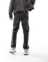 Фото #4 товара ASOS DESIGN dad fit jeans with panelling detail in washed black