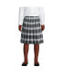 ფოტო #4 პროდუქტის Big Girls School Uniform Plaid Pleated Skirt Below the Knee