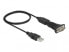 Delock 61506 - USB A - RS-232 - 0.8 m - Black