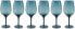 Фото #2 товара Villa D'Este Home Tivoli Happyhour 2197359 Set of 6 Glasses Blue Glass