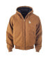 ფოტო #1 პროდუქტის Men's Brown Los Angeles Dodgers Dakota Work Full-Zip Hoodie Jacket