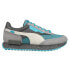 Фото #1 товара Puma Future Rider Global Futuris Lace Up Mens Grey Sneakers Casual Shoes 381699