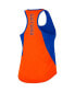 Фото #2 товара Women's Royal Florida Gators Sachs 2-Hit Scoop Neck Racerback Tank Top