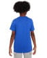 ფოტო #2 პროდუქტის Big Kids Sportswear Relaxed-Fit Printed Crewneck T-Shirt