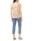 ფოტო #4 პროდუქტის Women's Printed Pin-Tuck V-Neck Camisole Top