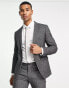 Фото #2 товара Jack & Jones Premium super slim fit tweed suit jacket in dark grey