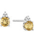 ფოტო #17 პროდუქტის Gemstone & Diamond Accent Stud Earrings