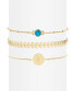 ფოტო #1 პროდუქტის Wren Initial Turquoise Bracelet Set