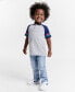 Toddler Boys Colorblocked Henley T-Shirt, Created for Macy's