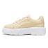 Фото #3 товара Puma Dinara Luxe Sport Lace Up Womens Beige Sneakers Casual Shoes 39252101