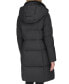 ფოტო #2 პროდუქტის Women's Shine Faux-Fur-Collar Hooded Puffer Coat