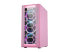 Фото #7 товара DIYPC Rainbow Flash F4 Pink ATX Mid Tower Computer PC Case w/ 4x120mm LED Fans