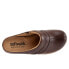 Фото #8 товара Softwalk Amber S2218-200 Womens Brown Extra Wide Leather Clog Flats Shoes 6