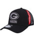 ფოტო #2 პროდუქტის Men's x Alpha Industries Black Green Bay Packers A-Frame 9FORTY Trucker Snapback Hat