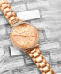 Фото #5 товара Часы и аксессуары Stuhrling женские часы на золотистом браслете с многофункциональными показателями 40 мм