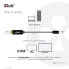 Club 3D HDMI to USB Type-C 4K60Hz Active Adapter M/F - 0.22 m - HDMI Type A (Standard) - USB Type-C - Male - Male - Gold