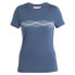 ფოტო #3 პროდუქტის ICEBREAKER Merino 150 Tech Lite III Mountain Lines short sleeve T-shirt