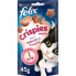 PURINA Felix Crispies 45g cat food with salmon and trout 8 units