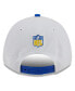 Фото #2 товара Men's White, Royal Los Angeles Rams 2023 Sideline 9FORTY Adjustable Hat