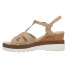 Фото #3 товара VANELi Carly Cork Wedge Womens Beige Casual Sandals CARLY-312825