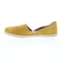 Фото #5 товара Miz Mooz Cherie Womens Yellow Suede Slip On Espadrille Flats Shoes 6