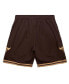 Men's Brown Chicago Bulls 1997-98 Hardwood Classics Lux Swingman Shorts Коричневый, L - фото #3