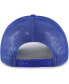 Фото #4 товара Men's Royal Los Angeles Dodgers Backhaul Foam Trucker Snapback Hat