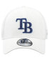 Фото #4 товара Men's White Tampa Bay Rays Neo 39THIRTY Flex Hat