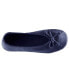 Women's Satin Ballerina Slippers with Bow